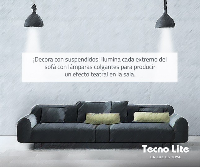 Decora con suspendidos